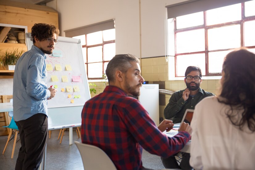 startup-team-meeting-discussing-ideas-boardroom_74855-3309